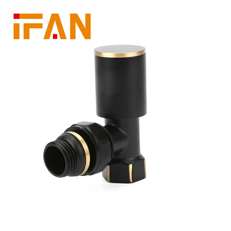 Black Brass Radiator Valves